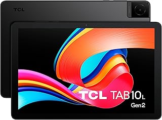 Compare TCL 10L Generation 2 WiFi, 10.1" HD tablet, QuadCore, 3GB RAM, 32GB Memory Expandable to 128GB by MicroSD, 6000mAh Battery, Includes Transparent Case, Android 13, Grey at KSA Price