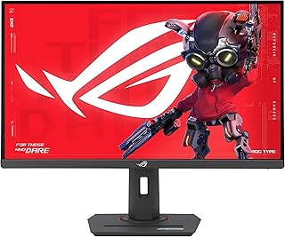Compare ASUS ROG Strix 27” 4K HDR400 USBC Gaming MonitorXG27UCS–UHD 3840 x 2160, 160Hz, 1ms, Fast IPS,130% sRGB,Extreme Low Motion Blur Sync, GSync Compatible, DisplayWidget, Tripod socket at KSA Price