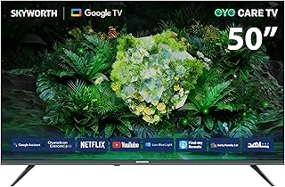 Compare SKYWORTH 50G6500G  50" UHD 4K 60Hz LED TV with Google TV, Chameleon Extreme 2.0, HDR10, Eye Care 2.0, Game Mode, 3xHDMI, 2xUSB, DTS Studio Sound, and Findmy Remote. 2 Years Warranty at KSA Price
