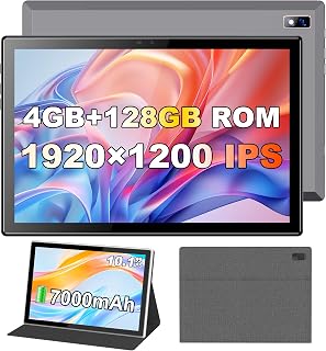 Compare BYYBUO 10.1 Inch OctaCore Android Tablet,4GB RAM+128GB ROM with Case at KSA Price