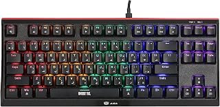 Compare ASA GHOST TKL Wired Mechanical Gaming Keyboard, 87 Keys Tenkeyless RGB Backlit for Sony Playstation PC Keyboard with MultiColor Switches for Windows PC Gamer at KSA Price