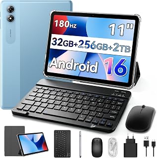 Compare Tablet, 11 Inch FHD Android 16 Tablet with Gemini AI, 32GB RAM 256GB ROM at KSA Price
