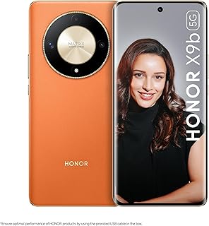 Compare HONOR X9b 5G Sunrise Orange, 8GB + 256GB | India's First UltraBounce AntiDrop Curved AMOLED Display | 5800mAh Battery | 108MP Primary Camera | Without Charger at KSA Price