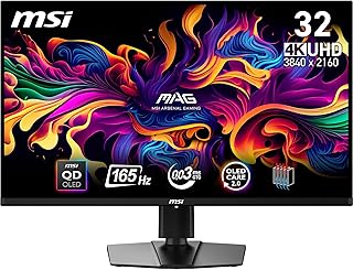 MSI MAG 321UP QD-OLED 31.5 Inch 4K UHD…