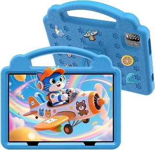 10 Inch Kids Tablet with Case, Android 15 Tablets…
