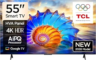 Compare TCL 55P61L Television 55 Inch Smart TV 4K UHD HDR 10+ Gaming Google TV, Dynamic Color Enhancement, Dolby Vision Atmo, DTS Virtual X, MEMC, Game Master with Slim Design 2026 Model at KSA Price
