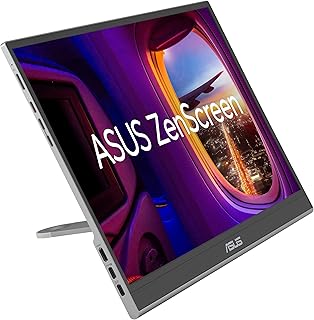 Compare ASUS ZenScreen 16” OLED USBC portable monitor MQ16AHE – Full HD, 100�IP3, 1ms, HDR10, Mini HDMI, Eye Care, Proximity Sensor, 360° kickstand, Compatible with Laptops, Smartphones, 3 yr warranty at KSA Price