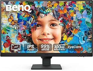 Compare BenQ GW2790 100Hz Computer Monitor 27inch FHD 1920x1080p, IPS, EyeCare Tech, Low Blue Light, AntiGlare, Adaptive Brightness, Builtin Speakers, DP, HDMI, KSA Version  3 Years Warranty at KSA Price