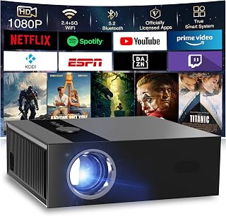 Google TV & Official Apps: Projector 4K…