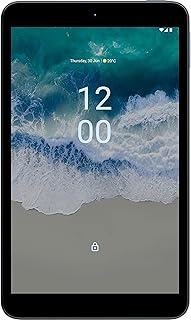 Compare Nokia T10 Android 12 4G Tablet with 8” HD display, 3GB32GB Storage, 8MP rear camera and 2MP front camera, Dual Speakers with OZO Playback, 2 years OS updates, 3 years security updates – Ocean Blue at KSA Price