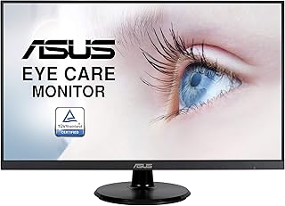 Compare ASUS 27” 1080P Monitor VA27DQ  Full HD, IPS, 75Hz, Speakers, AdaptivesyncFreeSync, Low Blue Light, Free, VESA Mountable, Frameless, HDMI, VGA, DisplayPort, Tilt Adjustable at KSA Price