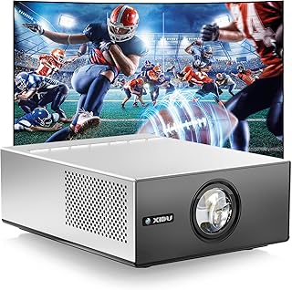 Compare XIDU Portable Projector with WIFI and Bluetooth Metal Housing2000ANSIUHD Native 1080PWireless CastingElectric FocusAuto Keystone 4K Outdoor Movie Projector for Home,TV stick,iOS,Android,Laptop at KSA Price