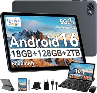 Tablet 2026 Android 16 Tablets, 10.1 Inch Tablet…