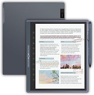 Compare Penstar eNote Pro 10.3" Color E Ink Paper Tablet Bundle, Touchscreen Digital Notebook, 4GB 128GB ePaper Writing Tablet with B6 Stylus Pen, AI Powered VoicetoText at KSA Price