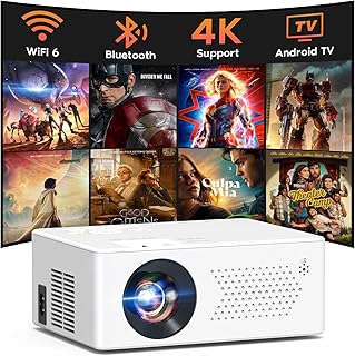 [2025 Built-in-Apps] PURSHE Smart Mini Projector with…