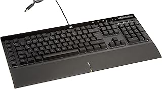 Compare CORSAIR K55 RGB PRO Wired Membrane Keyboard  IP42 Dust and Splash Proof  6 Macro Keys with Elgato Integration  iCUE Compatible  QWERTZ DE  PC, Mac, Xbox  Black at KSA Price