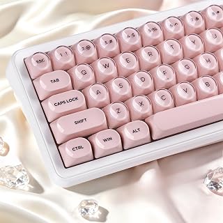 Compare dagaladoo PBT Keyboard keycaps,Pink moa keycaps Jelly at KSA Price