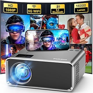 Compare FUDONI Projector with WiFi and Bluetooth 4K Supported, Upgraded 16000L Outdoor Movie Projectors Native 1080P FHD, Video Projector for Home Theater, Compatible wHDMIUSBiOSAndroidWindowsTV Stick at KSA Price