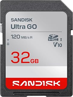 Compare SANDISK Ultra GO, SD UHSI, 32 GB, Up to 120MBs, for Digital Cameras, Full HD, C10, 10 Y Warranty at KSA Price