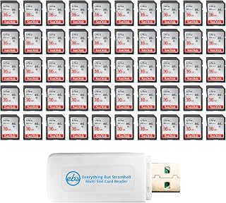 SanDisk 50 Pack 16GB Ultra SD Card for Digital…
