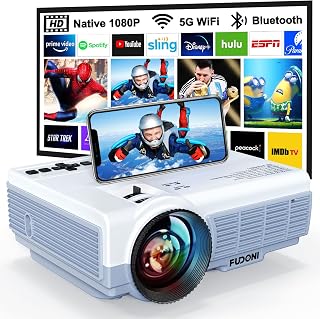 Projector with WiFi and Bluetooth, 2022 Upgraded…