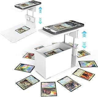 Compare Card Scanner Stand for MTG & TCG, Adjustable Height Trading Card Scanner, Phone Stand MTG Accessories, Fit for unSleeved and Sleeved Cards, Compatible with ManaBox App at KSA Price