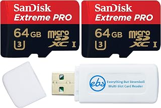SanDisk 64GB Extreme Pro MicroSD Card (2) Works…