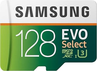 Compare SAMSUNG: EVO Select 128GB MicroSDXC UHSI U3 100MBs Full HD & 4K UHD Memory Card with Adapter MBME128HA at KSA Price