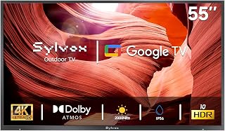 SYLVOX Outdoor TV, 55 inch 2000 Nit High…