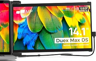 Compare Duex Max Ds Mobile Pixels 14.1'' FHD 1080p Laptop Screen Extender, USB TypeCHDMI Ports, Portable Mobile Monitor for 14'' to 17 Inch Laptops, Compatible with MacWindowsAndroidSwitch at KSA Price