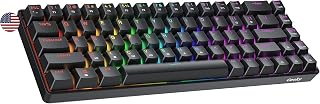 Compare Geeky GK65 SE 65% | Mechanical Gaming Keyboard | 68 Keys Multicolor RGB LED Backlight for Gamers on PCMac | ANSI US American Keyboard Black, Mechanical Speed Silver at KSA Price