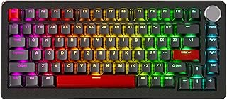 Compare DrunkDeer A75 Pro Mechanical Gaming Keyboard HE Button Salon Effect 75% 82 Keys Adjustable Acting RGB PBT Keycap OEM Profile TKL USB Wired ANSI at KSA Price