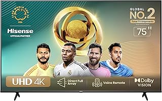 Hisense 75A6N-, 75 Inch, 4K Smart, UHD, 60Hz,…