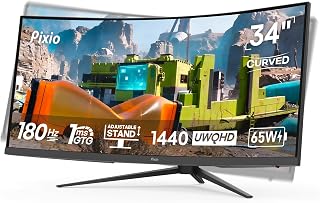Pixio PXC348C Neo 34 inch 180Hz Refresh Rate…