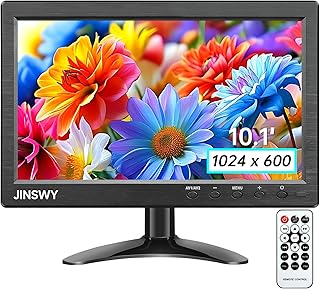10.1" Security Monitor, 1024x600 HD Display,…
