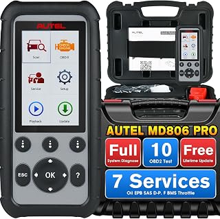 Compare Autel MaxiDiag MD806 Pro OBD2 Diagnostic Tool, OBDII Scanner for all Systems with Oil Reset, EPB, SAS, DPF, BMS, Throttle Grip at KSA Price