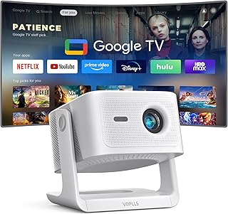 【Official Licensed Google TV/Netflix】4K Smart Projector…
