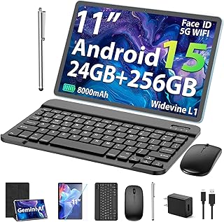 Suicoey 2026 11 inch Android 15 Tablet with…