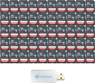 SanDisk 50 Pack Ultra UHS-I Class 10 32GB SDHC…