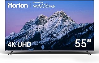 Compare HORION 55 inch Smart TV, 4K UHD LED TV with WebOS 22, Ultra Slim Television with Mega Contrast, HDR10, Dolby Audio  Streaming Live, Bluetooth, Hdmi, WiFi P6D Series, 2025 at KSA Price