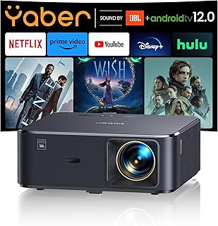 Projector, Full HD 1080P 5G WiFi Bluetooth Projector…