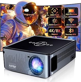 Smart Projector Support 8K/4K Video Decode & Auto…