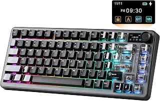 Compare YUNZII B75 PRO MAX 75% Mechanical KeyboardBlack, Cocoa Cream V2 Switch at KSA Price