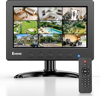 Eyoyo Mini Monitor 7 Inch Small HDMI Monitor 1024x600…