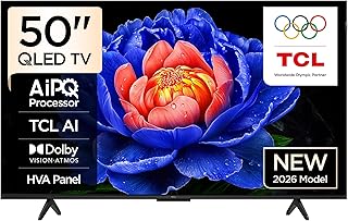 Compare 50Inch P7L QLED 4K UHD Smart TV | Google TV, 60Hz, HDR10+, Dolby Vision & Atmos, AiPQ Processor, Game Master, DTS Virtual:X, Slim Unibody 2026 Model 50P7L at KSA Price