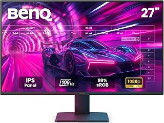 Compare BenQ GW2791 27” IPS FHD 1080p 100Hz Home Office Monitor, 99% sRGB, HDMI, Displayport, Ultra Slim Bezel, Flicker Free, Low Blue Light, KSA Version  3 YEAR WARRANTY at KSA Price