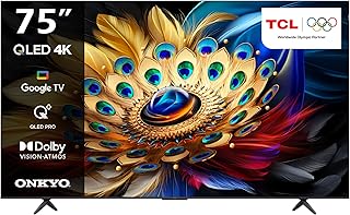 TCL 75 Inch 4K QLED Pro HDR Dolby Vision…