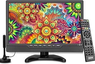 Compare 14inch Portable Small TV with ATSC Tuner HD Ready LED Screen,Builtin Stand, for Outdoor, Camping,RV & Home Use,ACDC12V Power  Black at KSA Price