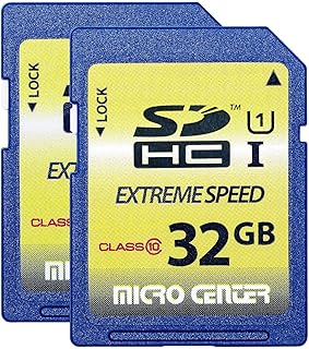 Compare INLAND Micro Center 32GB Class 10 SDHC Flash Memory Card SD Card 2 Pack at KSA Price