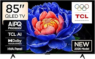 Compare TCL 85P79LTelevision 85 Inch Smart TV 4K QLED Colorful Quantum Crystal HDR 10+ Gaming Google TV, ONKYO 2.1 HiFi, Dolby Atmos, DTS Virtual X, MEMC, Voice Control, Game Master, Slim Design 2026Model at KSA Price